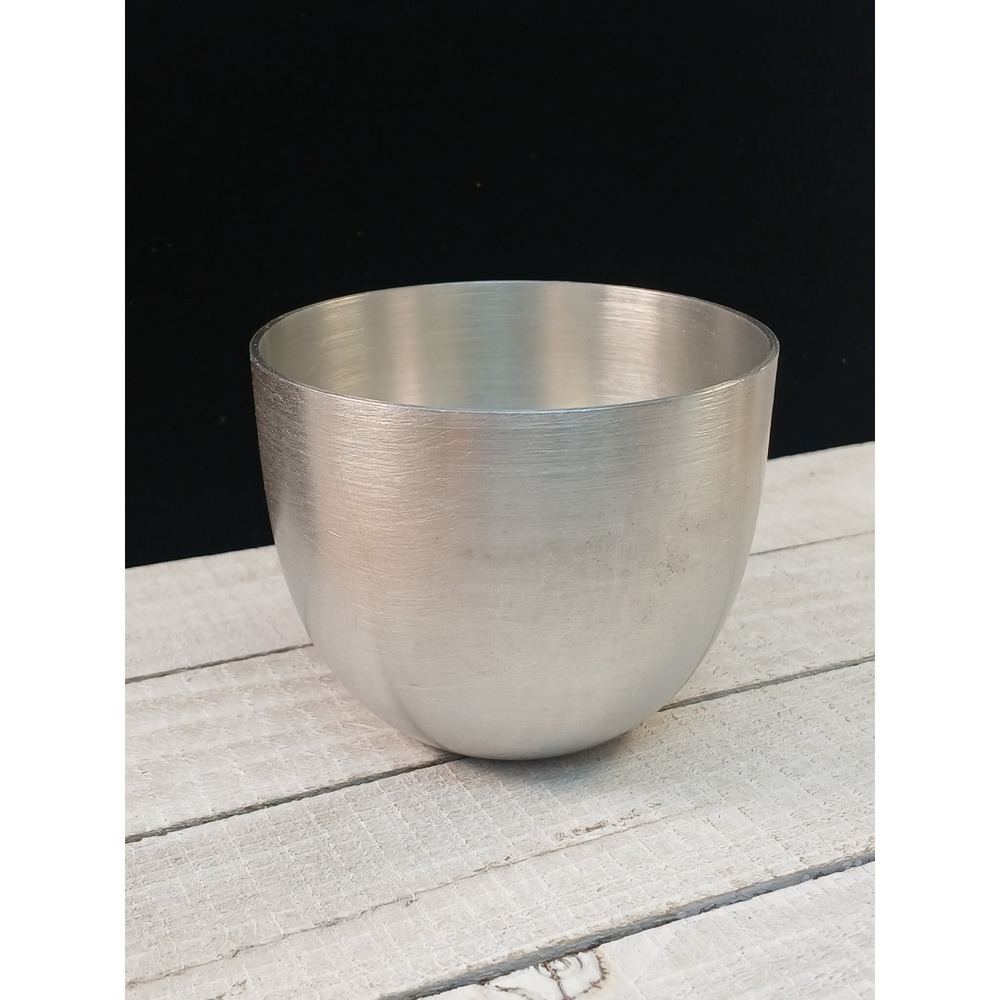 Web Pewter Jefferson Cup 1101 Brushed Silver Tone Traditional Metal Vessel